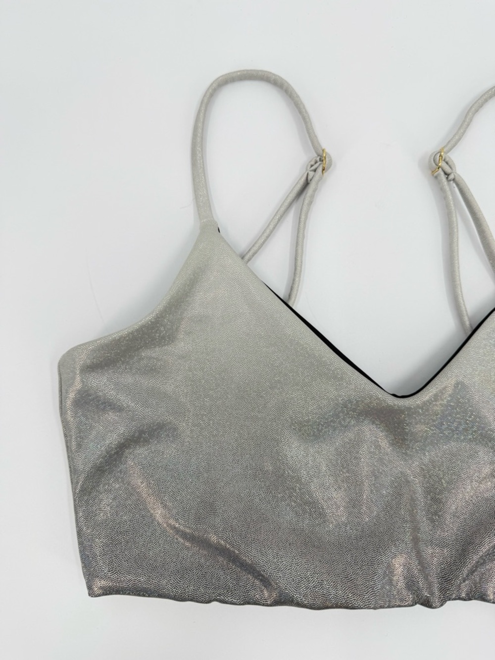 Beach Riot GEORGIA TOP in HOLOGRAM STARDUST Size S - Picture 6 of 11